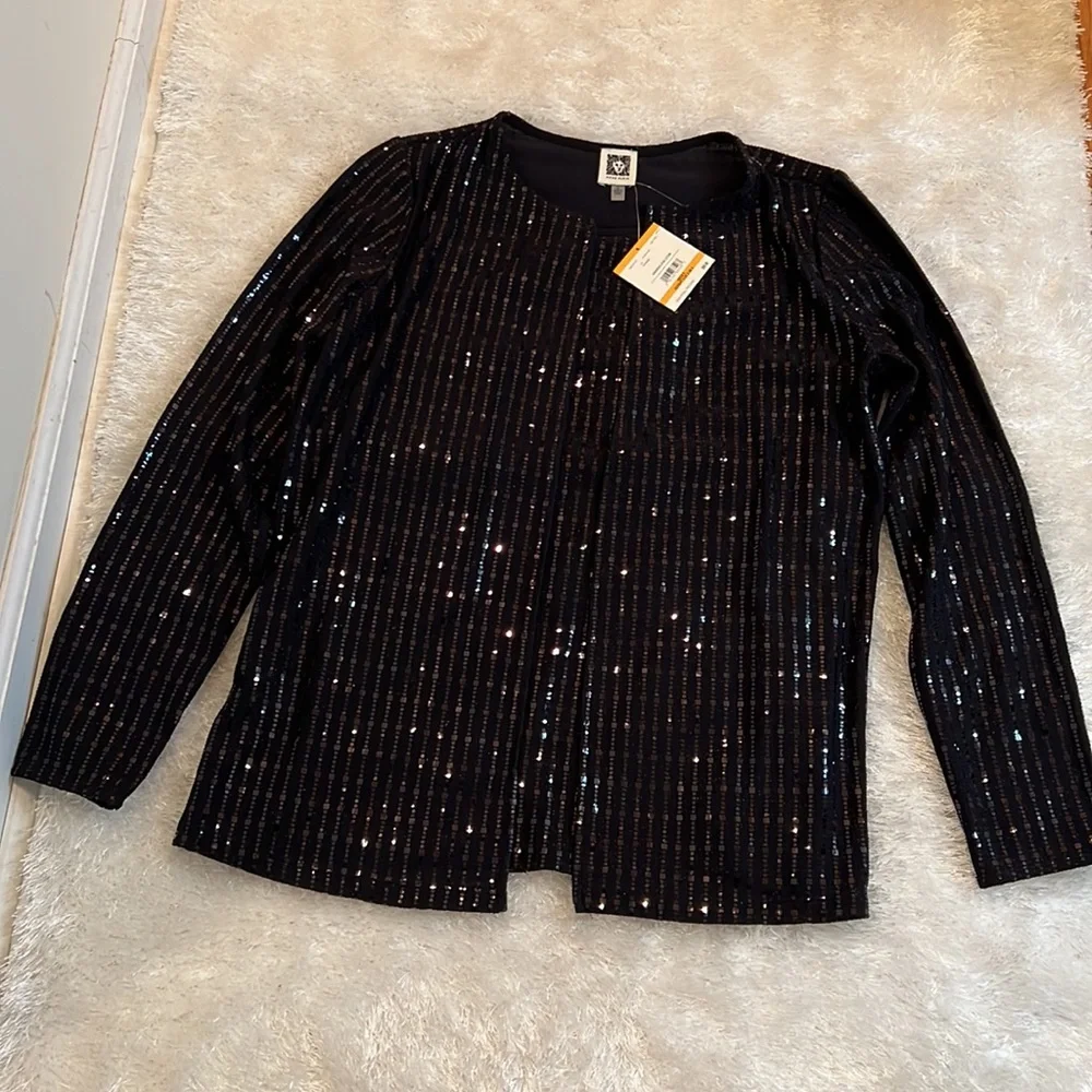 Anne Klein Sequence Top - Picture 3 of 6